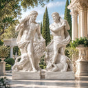 Garden Greek Marble statues in White marble - Image 2