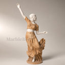 Marble Statue for sale in White marble + Red Sunset marbel - Image 1