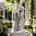 Marble Religious Statue in White marble - Image 2