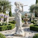Four season goddess Garden Statue in White marble - Image 2