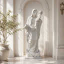 Marble God Statue in White marble - Image 1