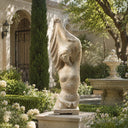 Large Marble Sculpture in Classic Beige Limestone - Image 2