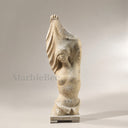 Large Marble Sculpture in Classic Beige Limestone - Image 1