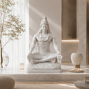 Large Marble Sculpture in White marble - Image 7