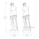 Timeless Venus de Milo White Marble Statue for Luxury Gardens