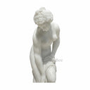 White Marble Goddess Statue - Elegant Classical Figure for Luxury Interiors