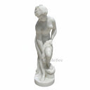 White Marble Goddess Statue - Elegant Classical Figure for Luxury Interiors
