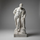 Hercules marble statue