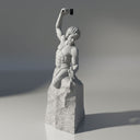The Self-Made Man – Hand-Carved Granite Statue