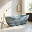 Grey Wood Grain Custom Marble tub