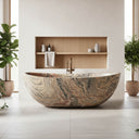 Natural Stone Bathtub 57.48" Long