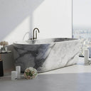 White Marble Tub 70.87" Long