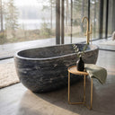 Marble bathtub in Gray marble - Image 2