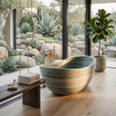 Stone bathtub in Light Green marble - Image 2