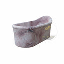 Marble bathtub in Rosa Eterea Pink - Image 3