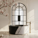 Stone bathtub in Panda White - Image 2