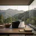 Stone bathtub in Panda White - Image 7
