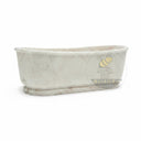 Marble tub in Bianco Puro - Image 4