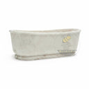 Marble tub in Bianco Puro - Image 4