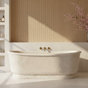Marble tub in Bianco Puro - Image 3