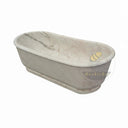 Marble tub in Bianco Puro - Image 6