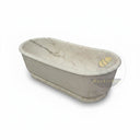 Marble tub in Bianco Puro - Image 9