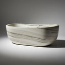 Marble bathtub in Vento Bianco - Image 1