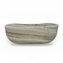 Marble bathtub in Vento Bianco - Image 7