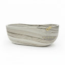 Marble bathtub in Vento Bianco - Image 8