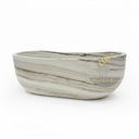 Marble bathtub in Vento Bianco - Image 8
