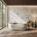 Marble bathtub in Vento Bianco - Image 2