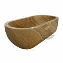 Stone tub in Semi-Transparent Travertine - Image 4