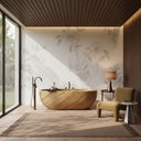 Stone tub in Semi-Transparent Travertine - Image 9