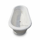 Opulent White Marble Bathtub | Freestanding Luxury Tub