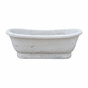 Opulent White Marble Bathtub | Freestanding Luxury Tub