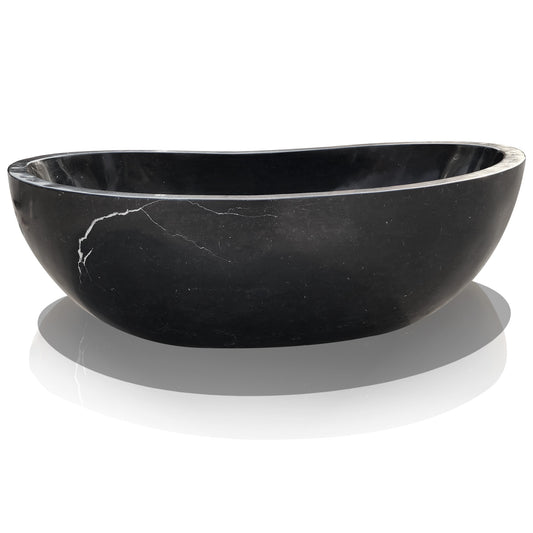 Marblebee Stone Bath Made from Nero Marquina Black Marble