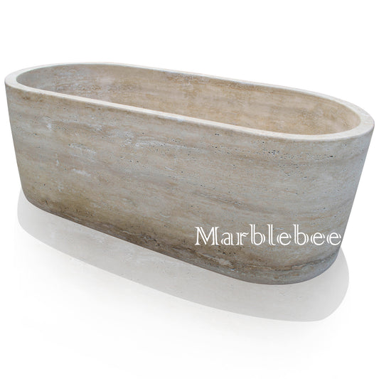 Beige Travertine Marble Sample