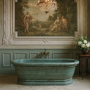 Stone Freestanding Tub from Ice Green Marble
