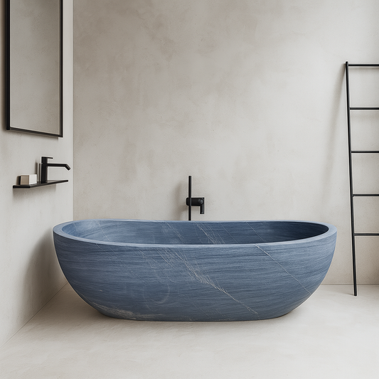 Great Wall Gray Free Standing Stone Bath