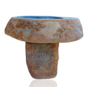Marblebee Natural Stone Rustic Pedestal Sink