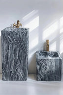 Marblebee Zebra Stone  Pedestal Sink