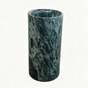 Verde Alpi Green Marble Cylindrical Pedestal | Polished Finish