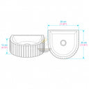 Marble washbasin in Calacatta Crema Viola - Image 11