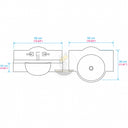 Marble sink in Calacatta White - Image 11