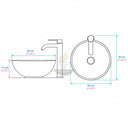 Stone sink in Valgri white - Image 11