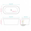 Marble bathtub in Carrara White - Image 11