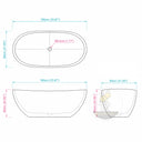 Stone bath in titanium black granite - Image 11