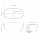 Pink Stone Bathtub in Rosa Eterea Pink - Image 7