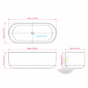 Natural stone bathtub in Rosa Eterea Pink - Image 6