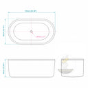Granite Bathtub in cosmic black granite - Image 11